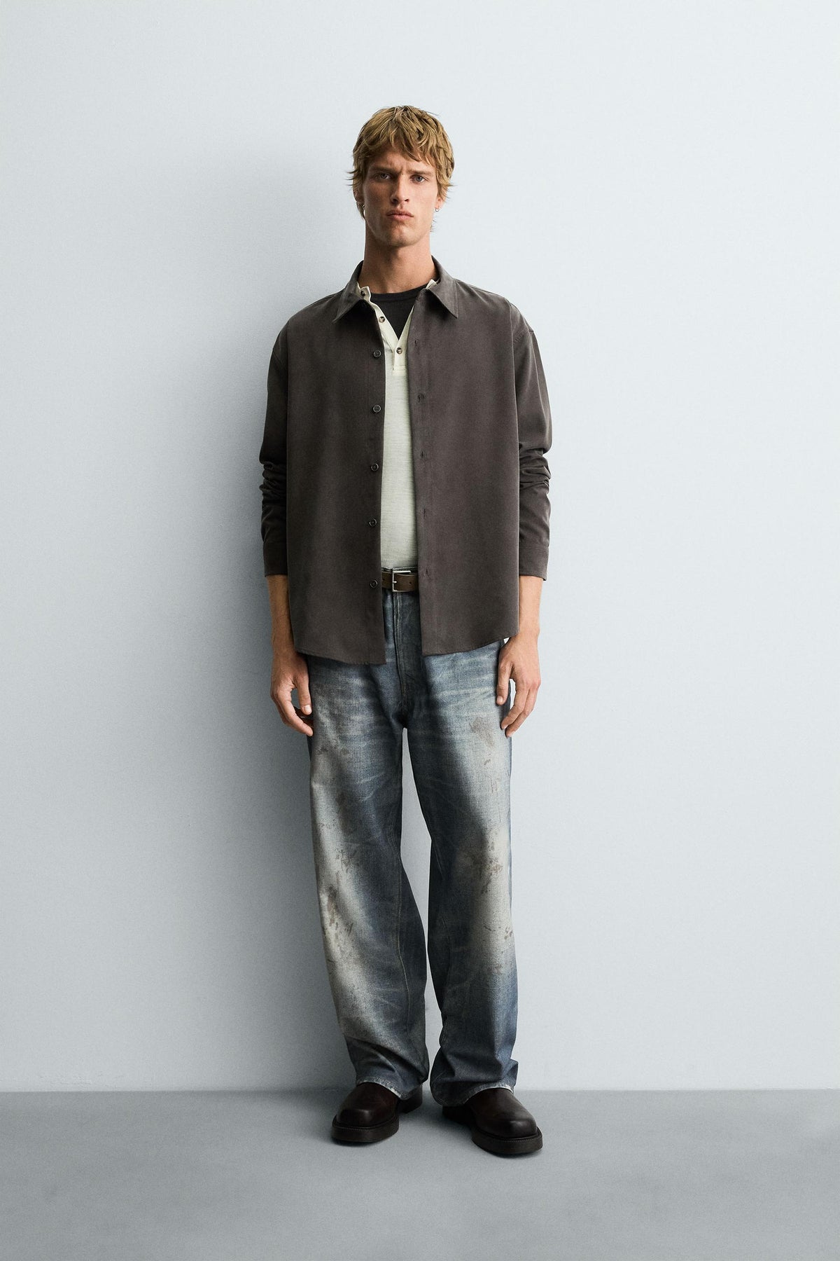 FLOWING RELAXED FIT SHIRT - Image 1
