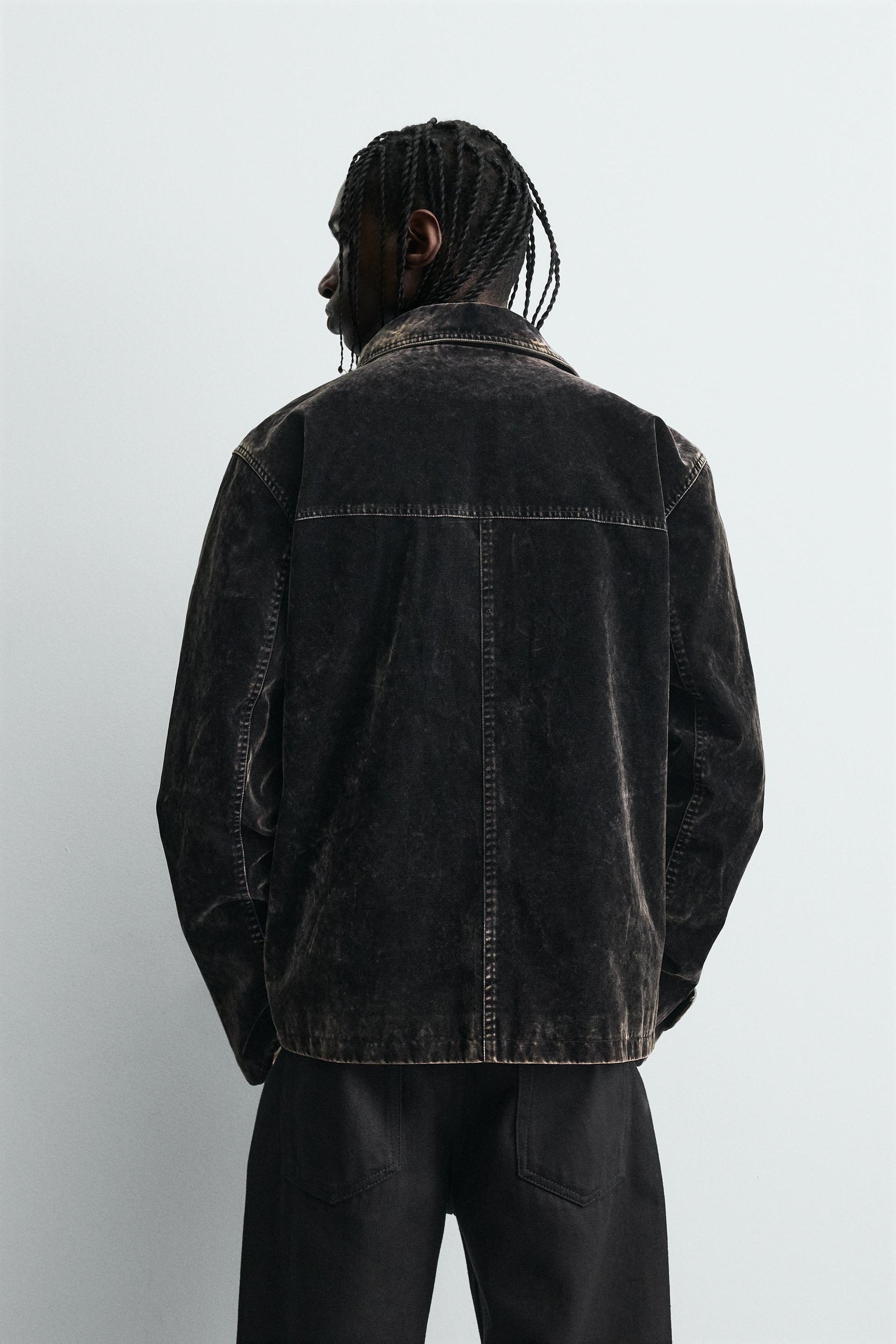 VELVET FLOCK JACKET - Image 3