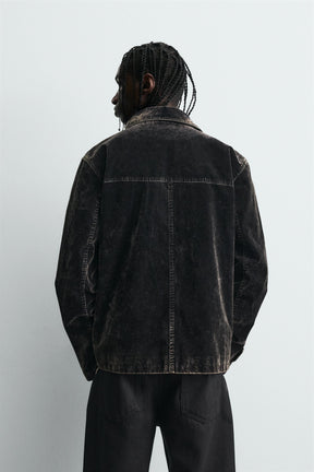 VELVET FLOCK JACKET - Image 3
