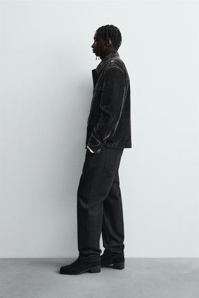 VELVET FLOCK JACKET - Image 4