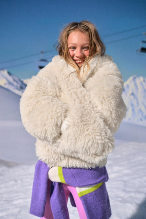 FAUX FUR SKI COLLECTION JACKET - Image 1