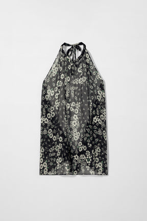 Seiden-Neckholder-Top