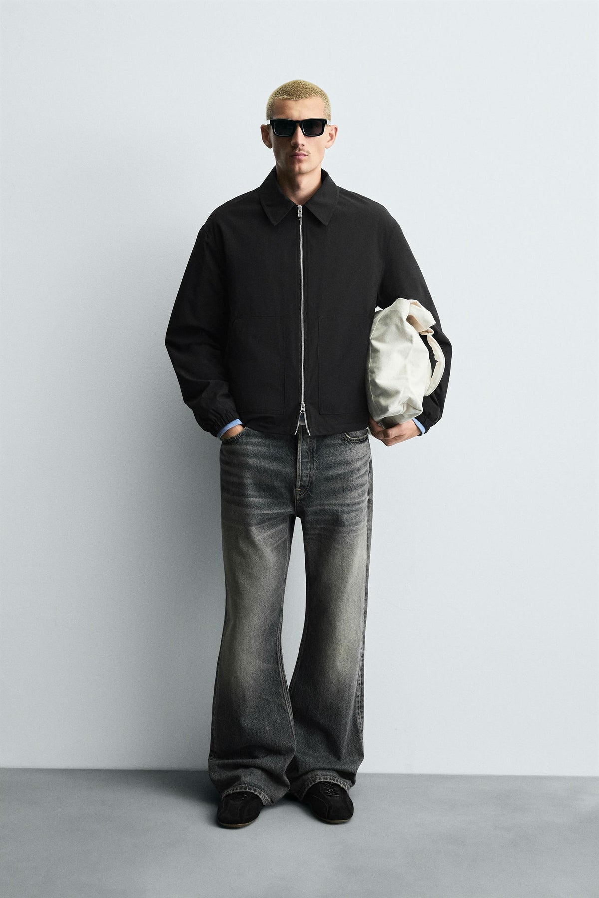TECHNICAL ZIP-UP JACKET - Image 1