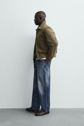 Wollgefütterte Jacke