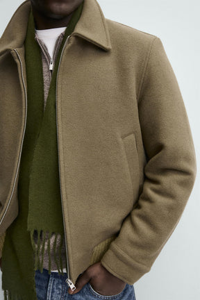 Wollgefütterte Jacke