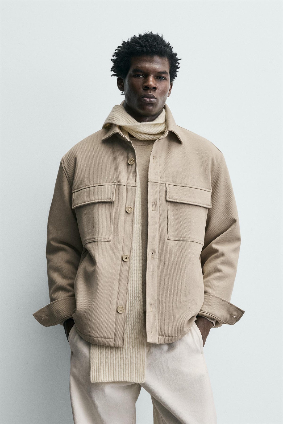 SOFT PADDED OVERSHIRT - Image 2