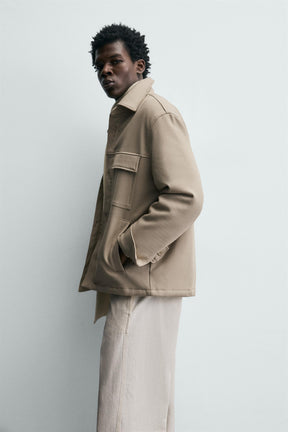 SOFT PADDED OVERSHIRT - Image 6