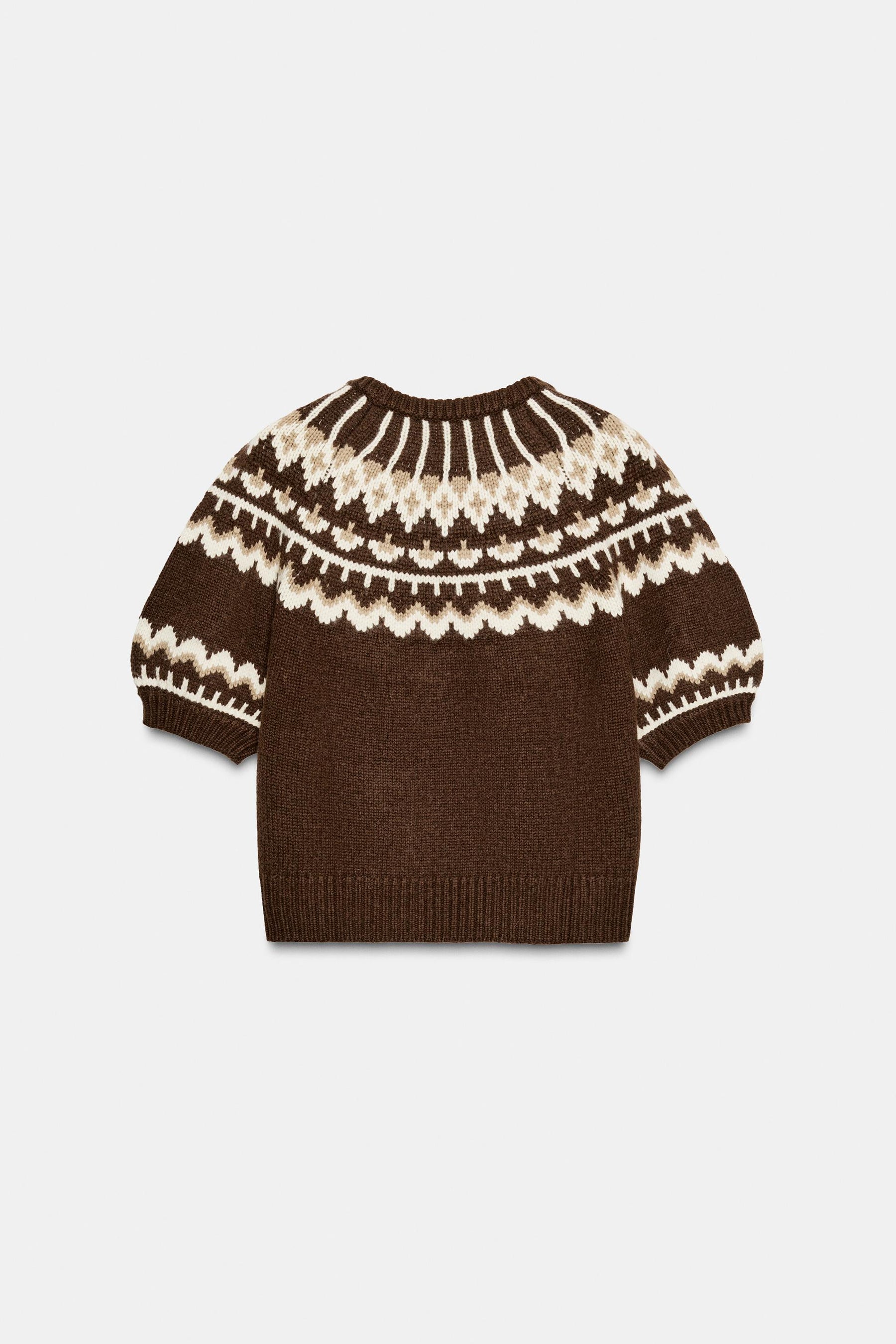 Jacquard-Strickpullover