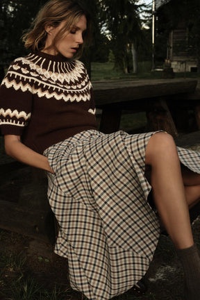 Jacquard-Strickpullover