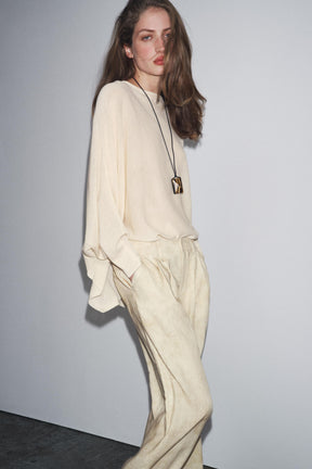 EINFACHER STRICKPULLOVER