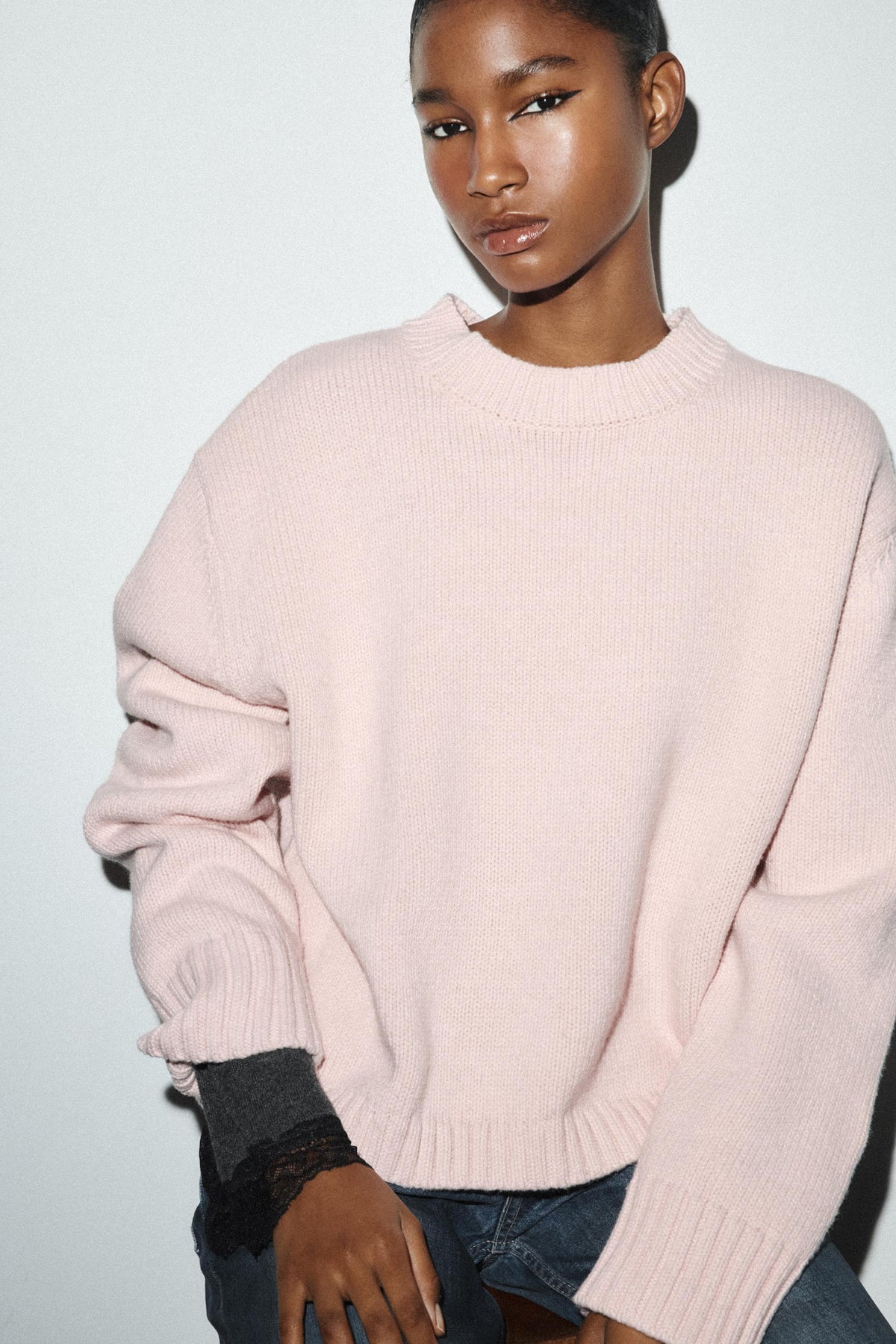 Strickpullover mit Details