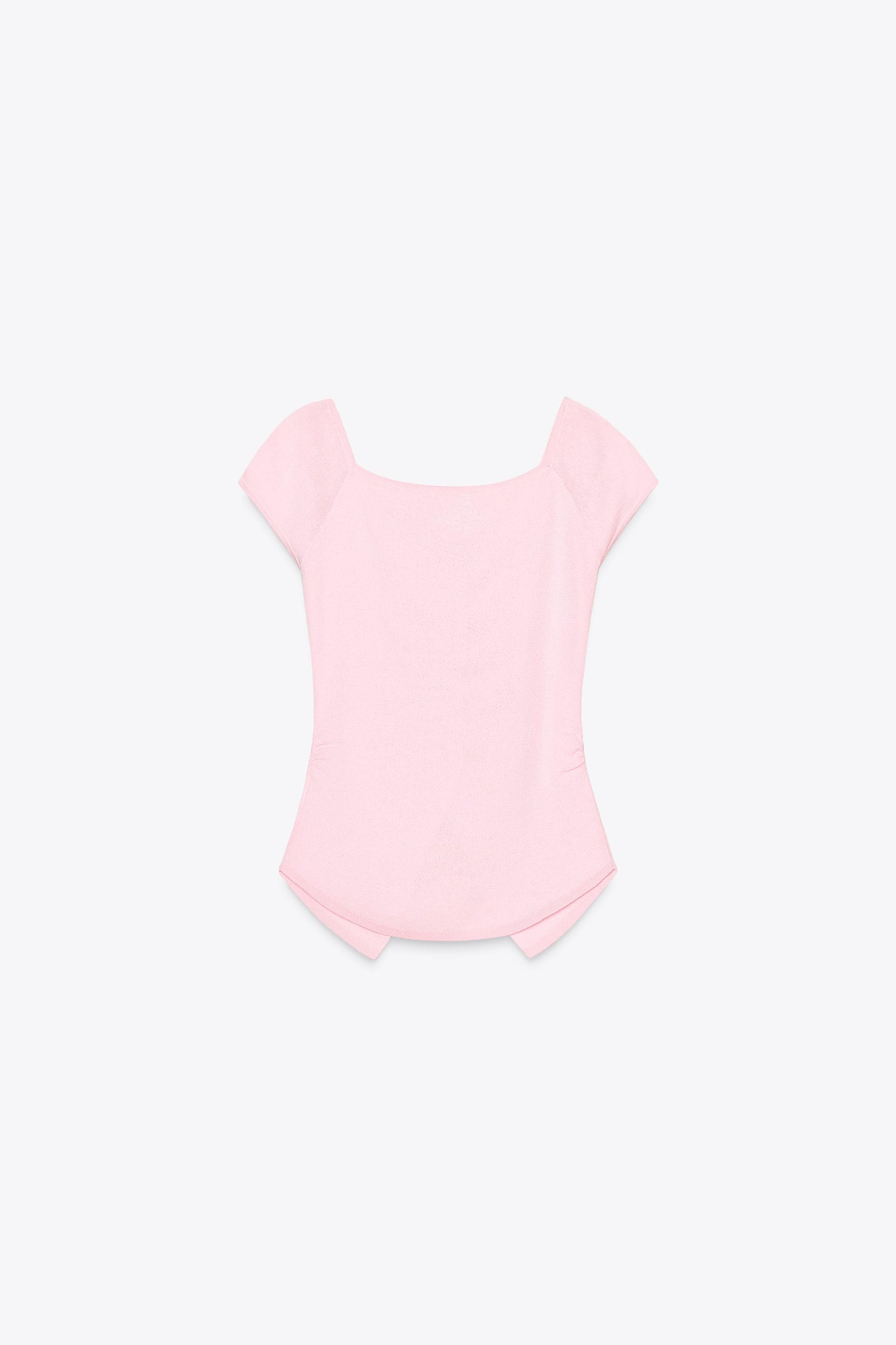 GATHERED KNIT TOP - Image 3