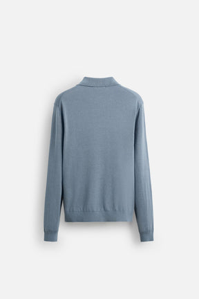 Polohemd aus Baumwollmischgewebe