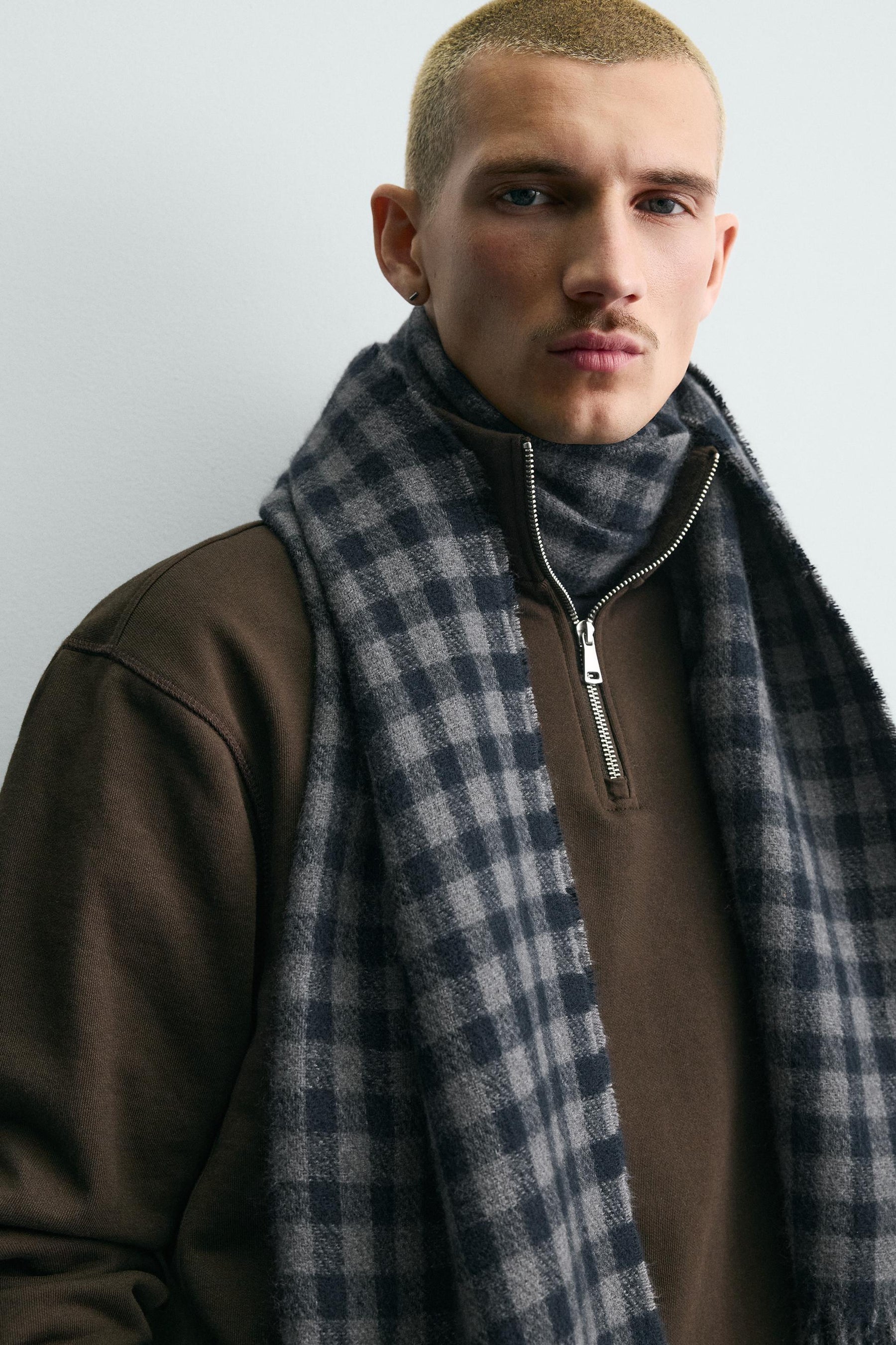 CHECK SCARF - Image 2