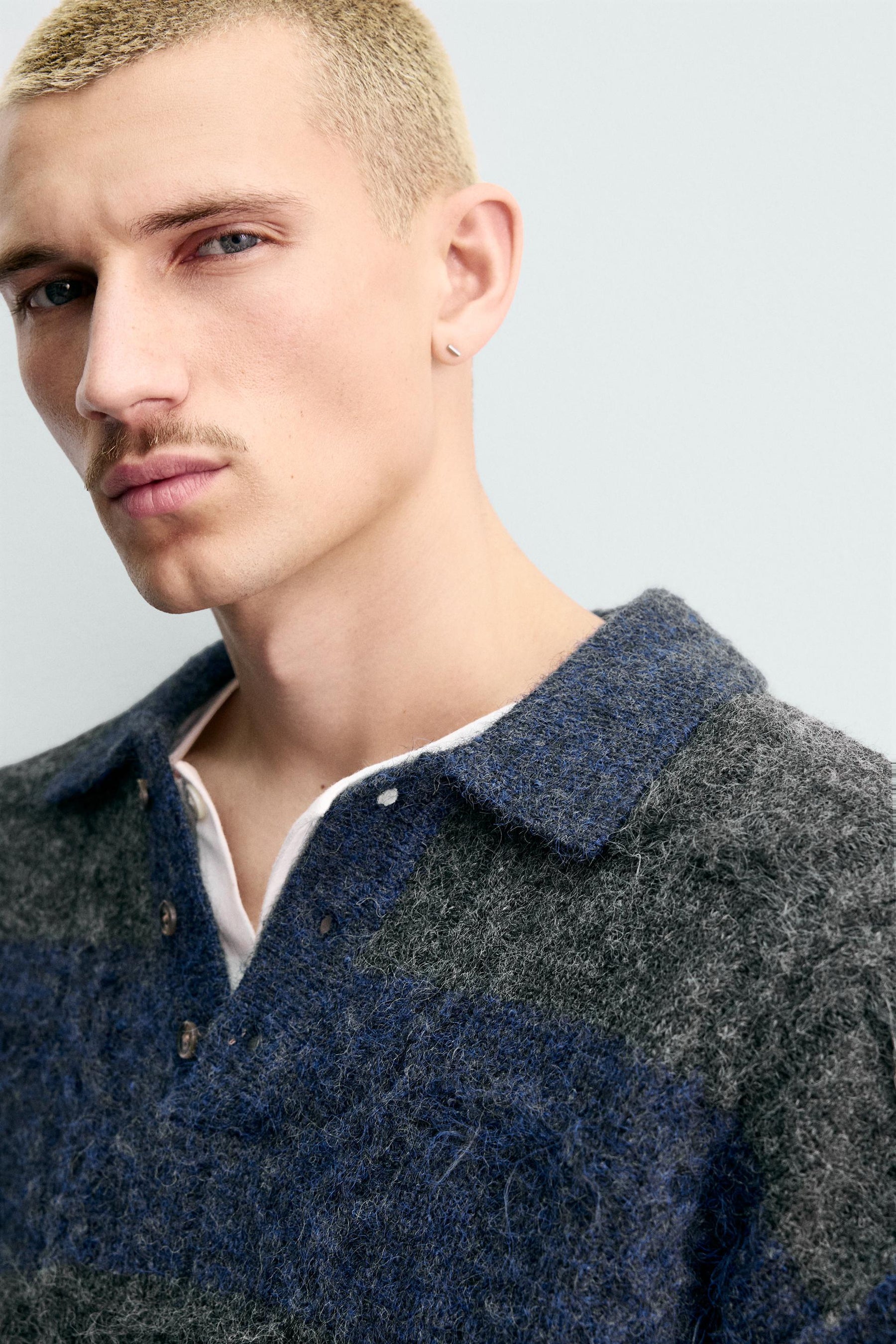 Gestreiftes Jacquard-Polo