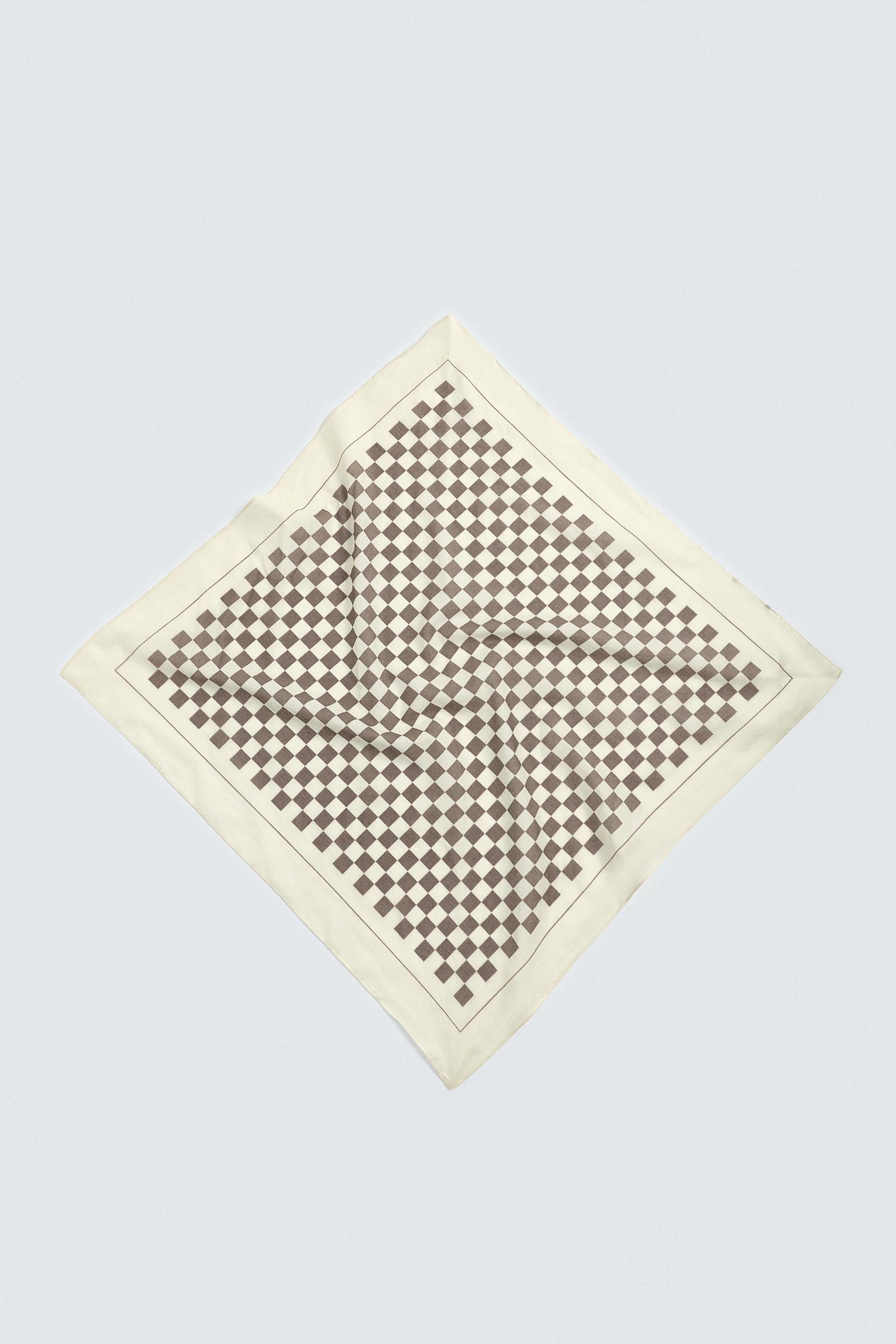 CHECK PRINT BANDANA - Image 1