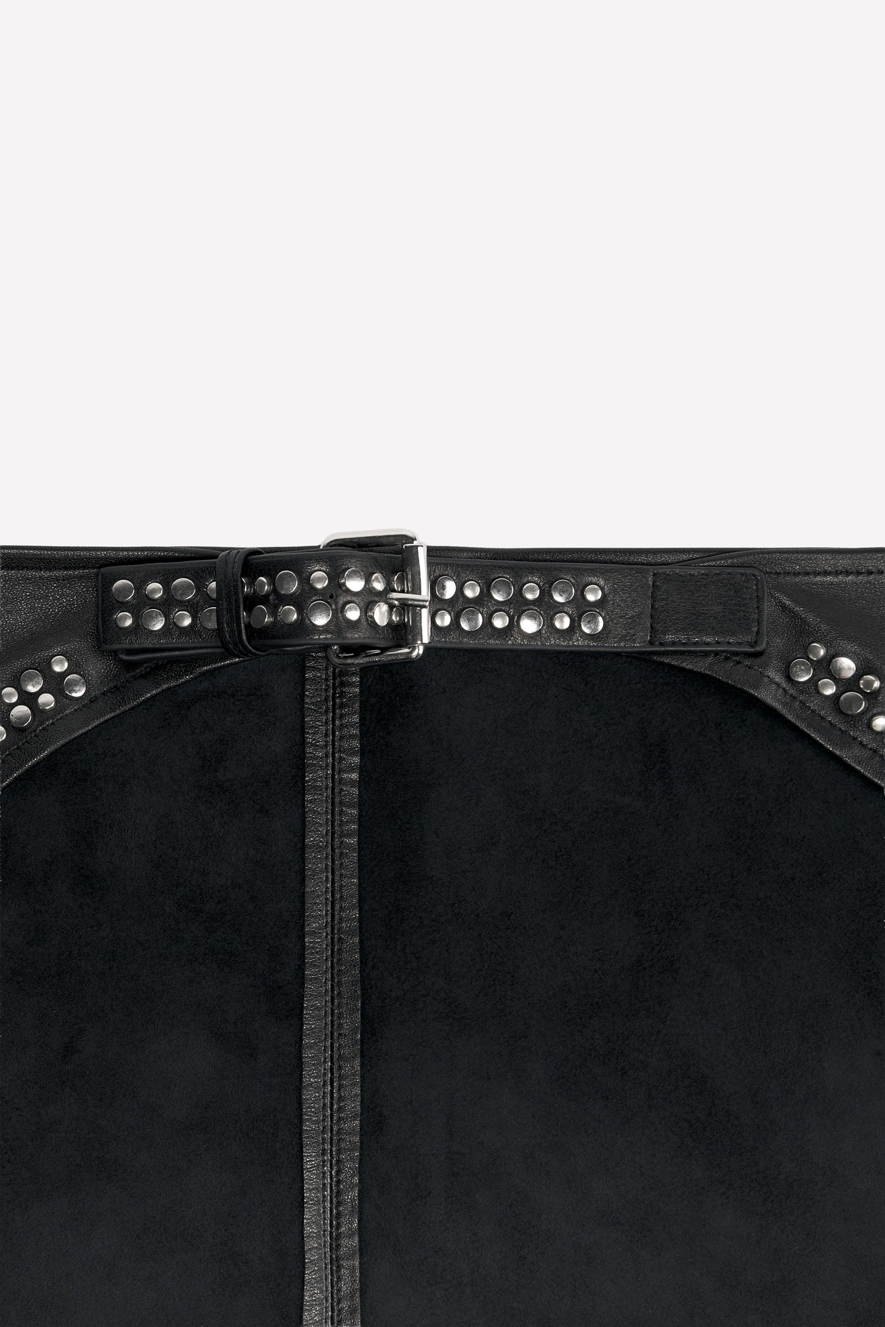 LEATHER STUDDED BANDANA LUDOVIC DE SAINT SERNIN x - Image 2
