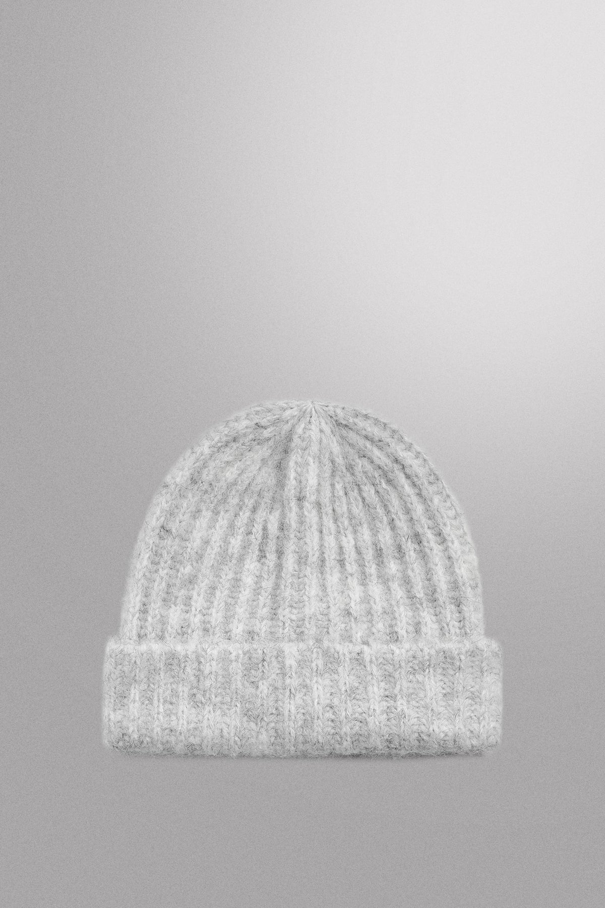 Strickmütze mit Struktur
