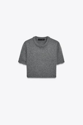 GESTRICKTER PULLOVER MIT KNÖPFEN