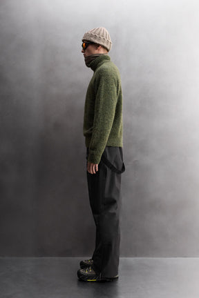 Wollpullover mit Reißverschluss