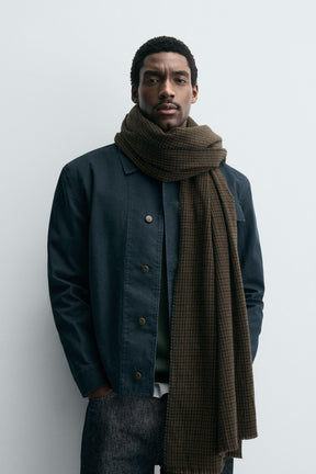 CHECK SCARF - Image 1