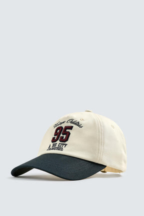 CONTRAST EMBROIDERY CAP - Image 1