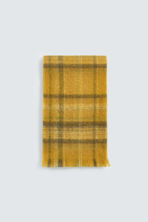 BRUSHED CHECK SCARF - Image 1