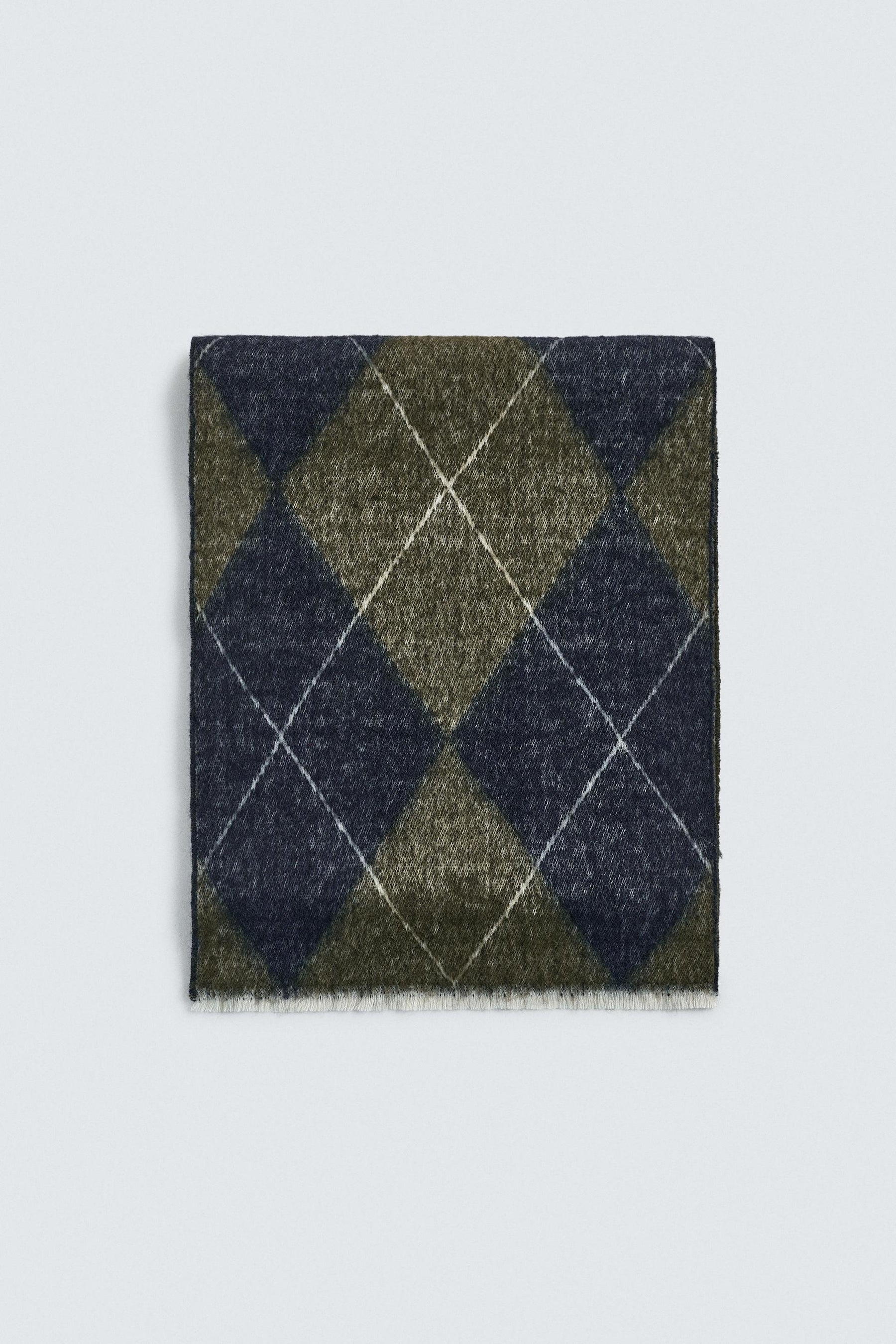 DIAMOND JACQUARD SCARF - Image 4