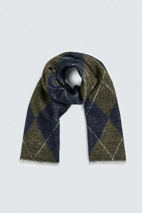 DIAMOND JACQUARD SCARF - Image 5