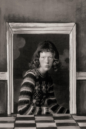 STRICKPULLOVER MIT BLUMENMUSTER