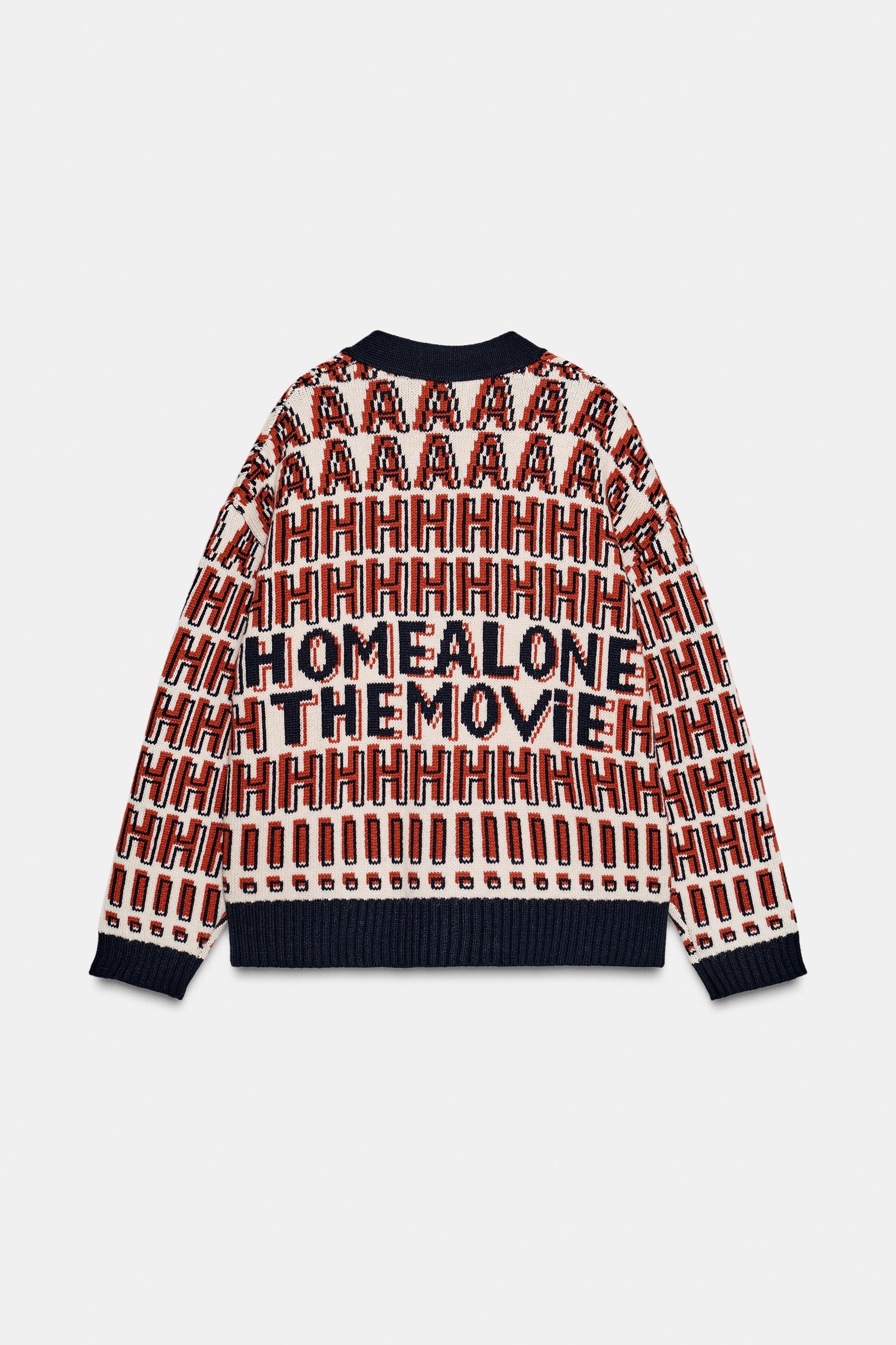 OVERSIZE HOME ALONE ™ KNIT CARDIGAN - Image 3