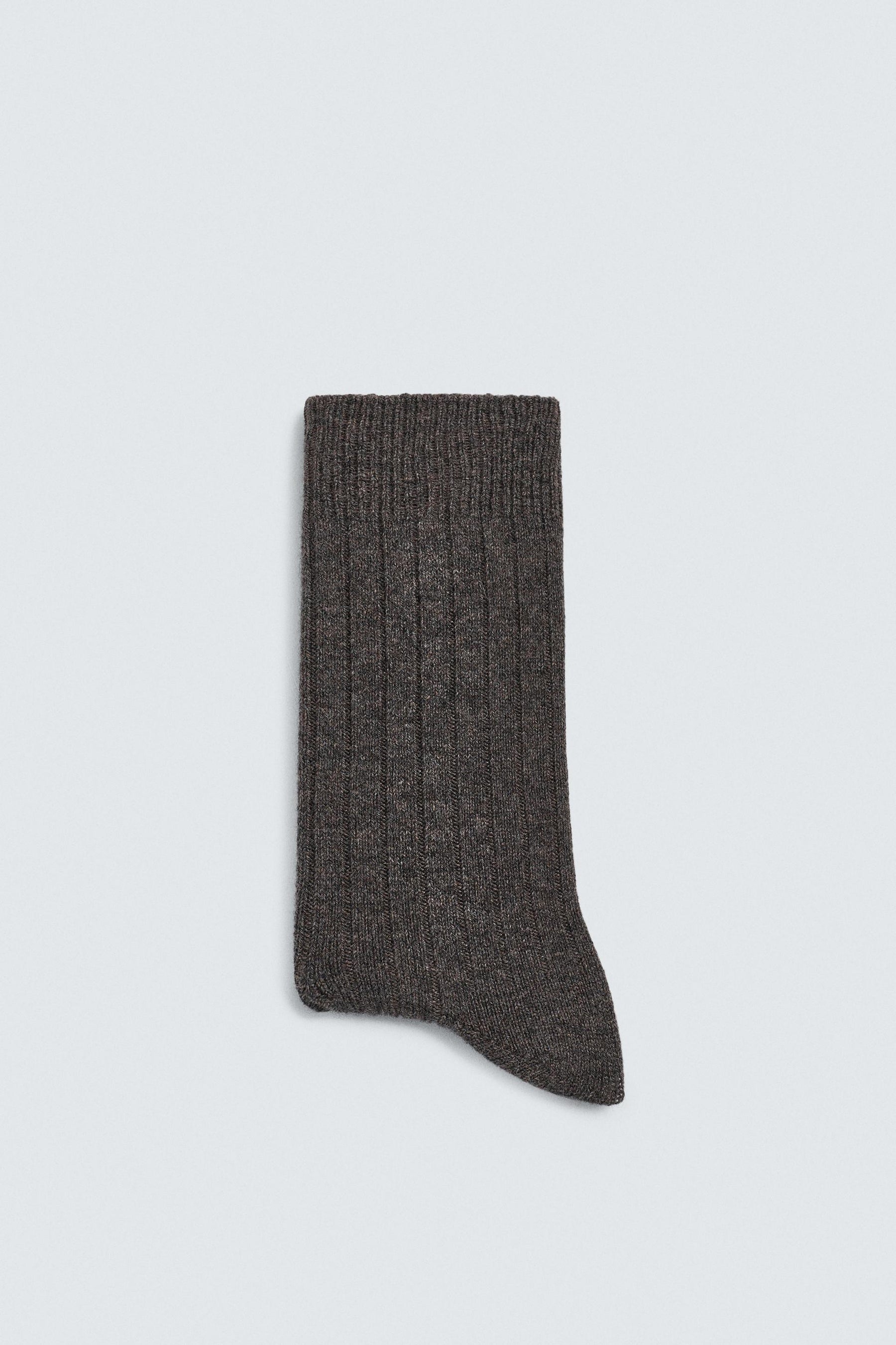 Gerippte Kaschmirsocken