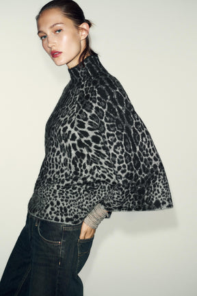 Strickpullover mit breitem