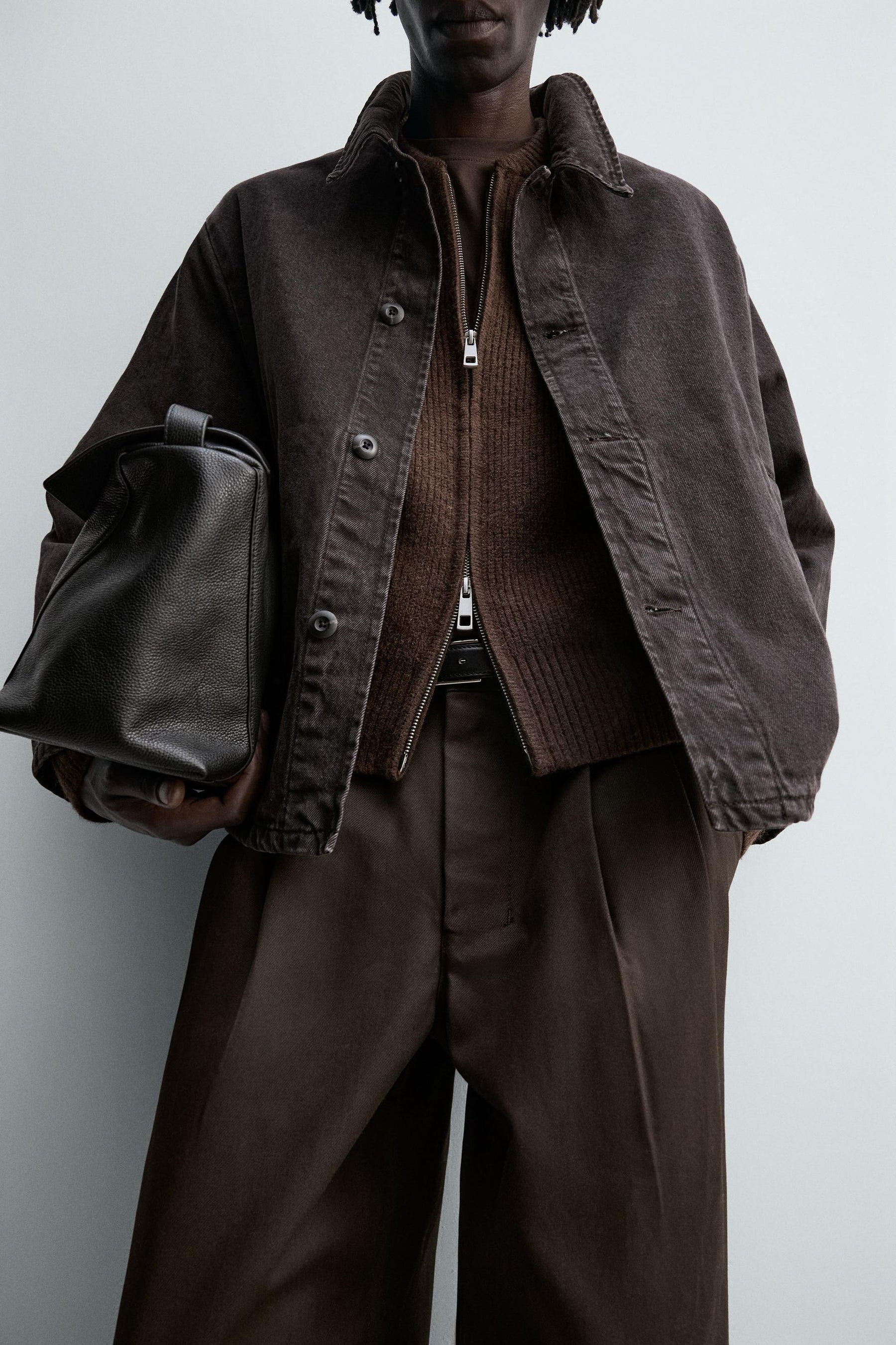 BOXY FIT DENIM OVERSHIRT - Image 5