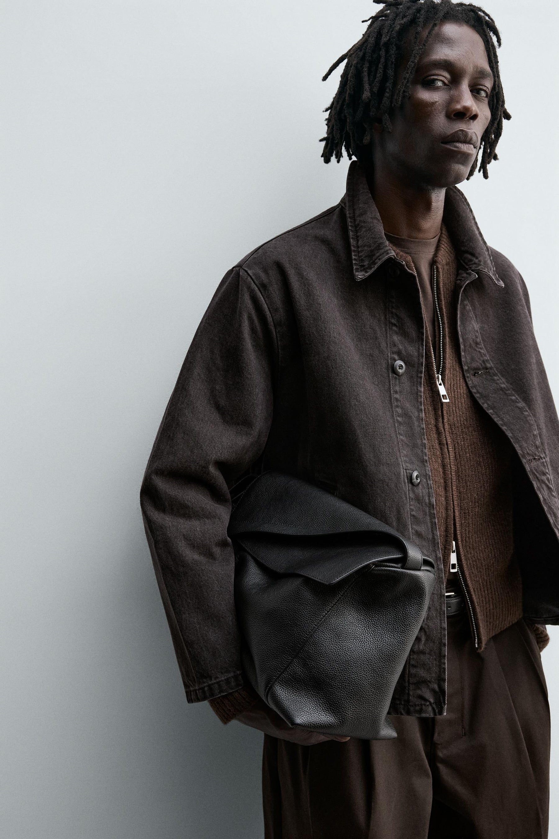 BOXY FIT DENIM OVERSHIRT - Image 6