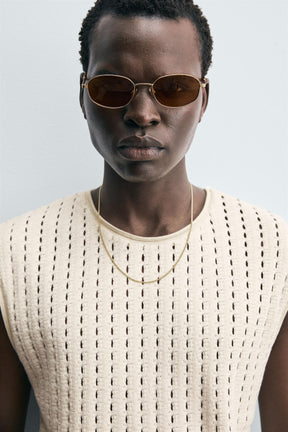 SLEEVELESS KNIT T-SHIRT - Image 5