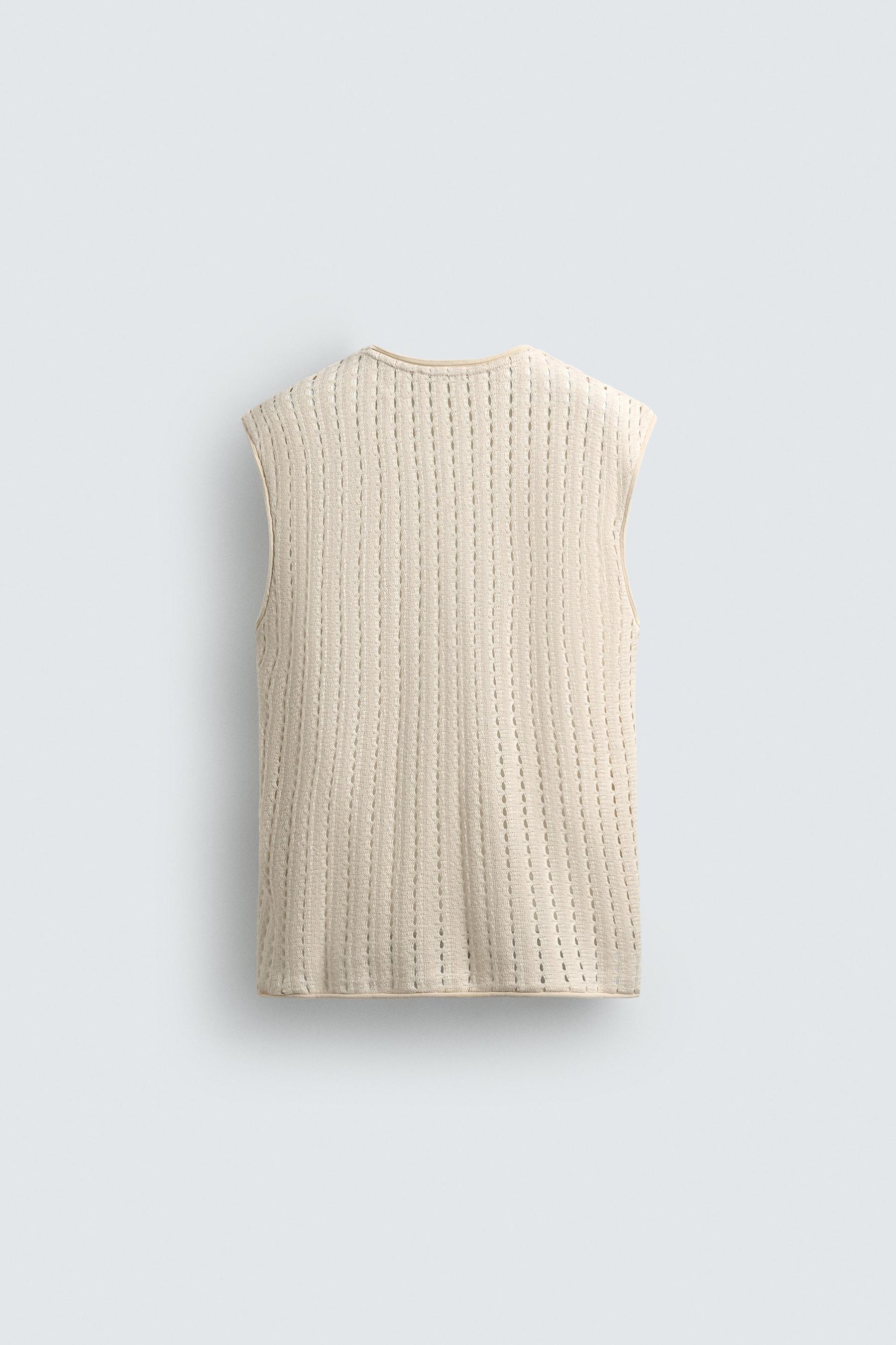 SLEEVELESS KNIT T-SHIRT - Image 7