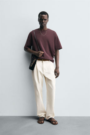 EMBROIDERED FLOWER T-SHIRT - Image 1