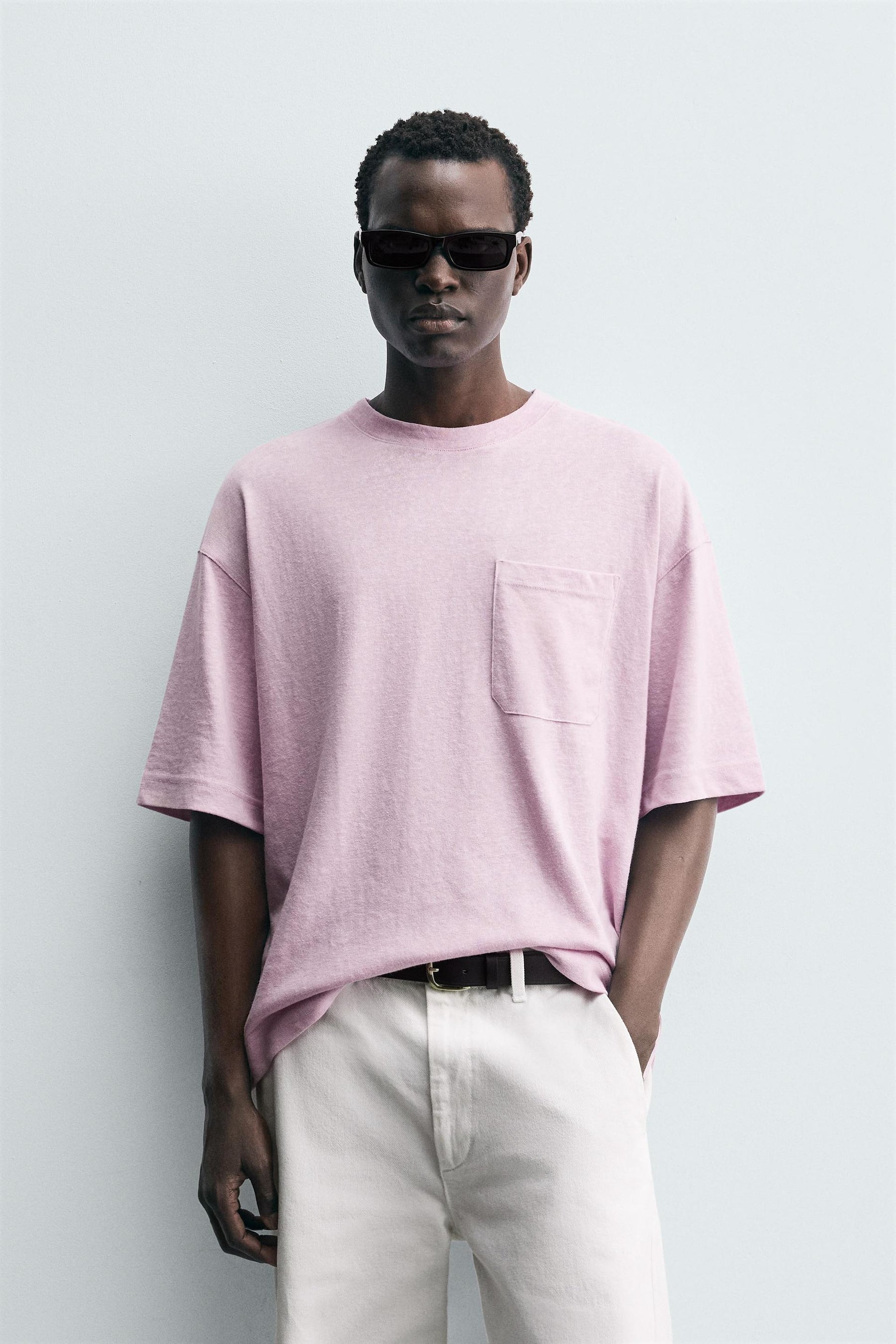 RELAXED FIT T-SHIRT WITH POCKET - Image 2