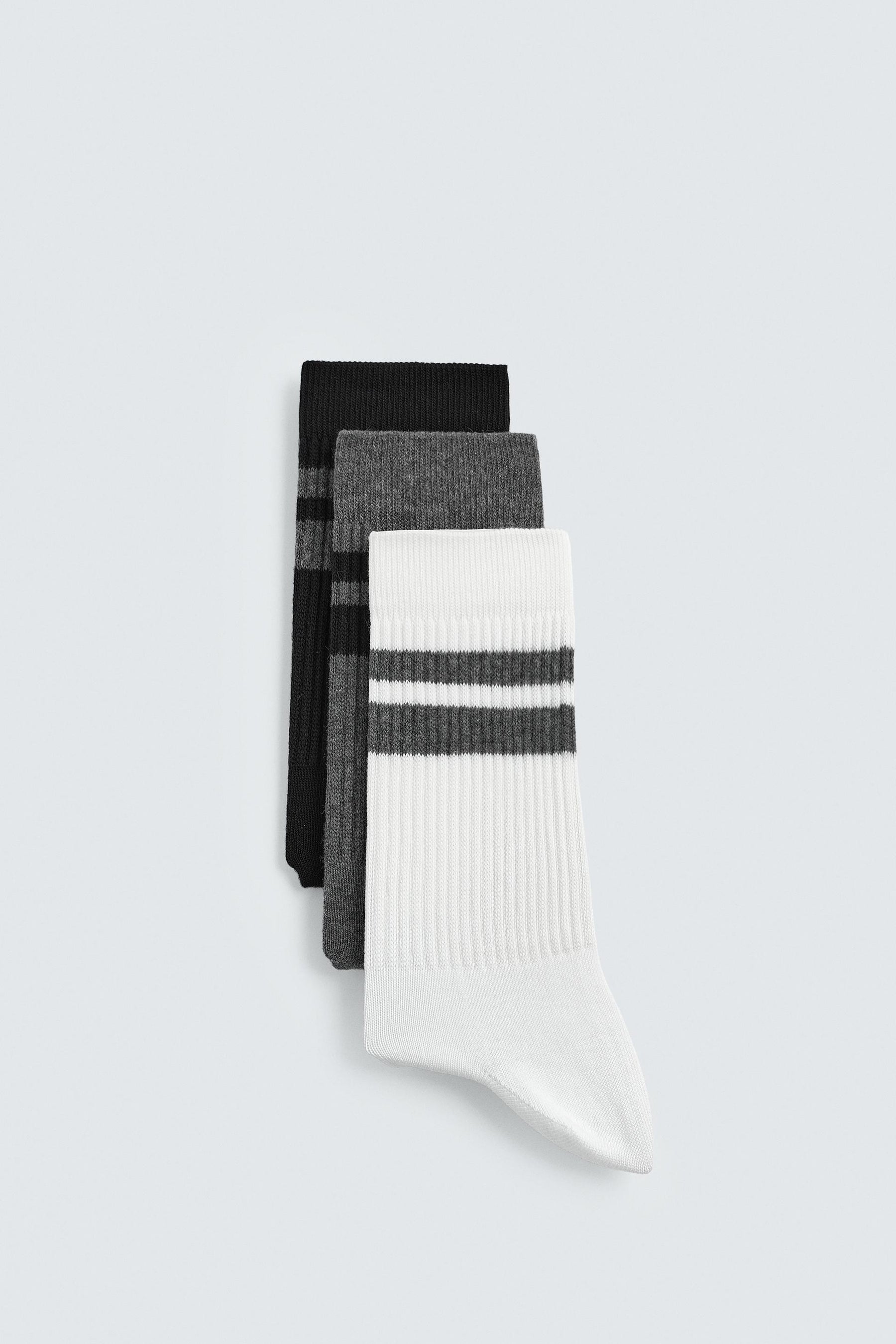 STRIPED SOCKS 3-PACK - Image 1