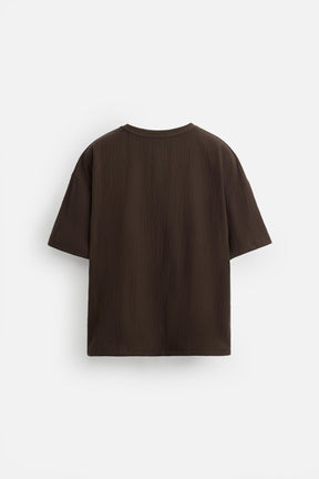 TEXTURED RELAXED FIT T-SHIRT - Image 8