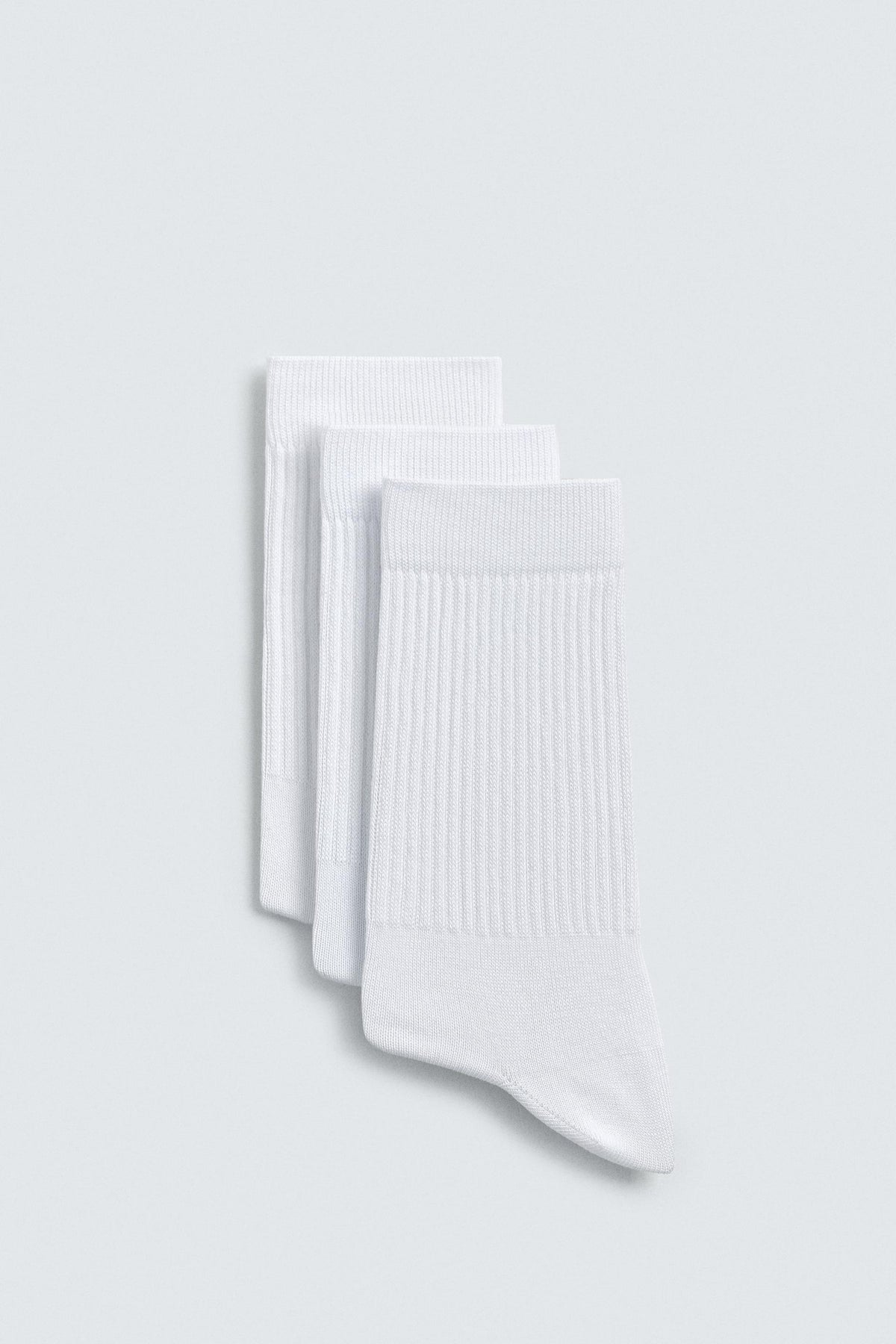 Gerippte Basic-Socken