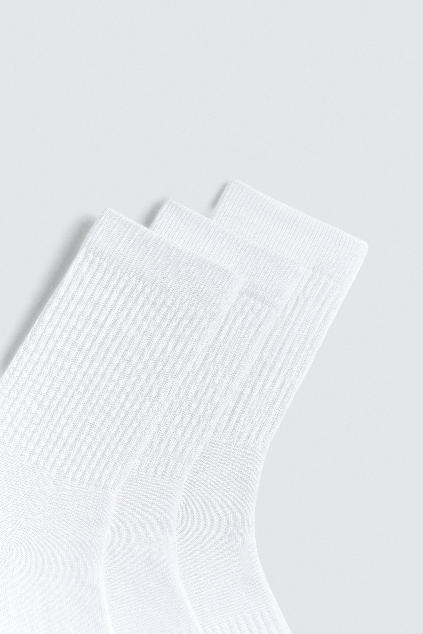 Gerippte Basic-Socken