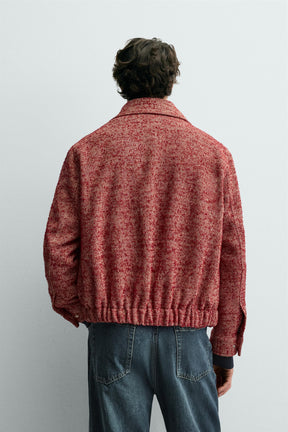 TEXTURED WOOL OVERSHIRT - Image 3