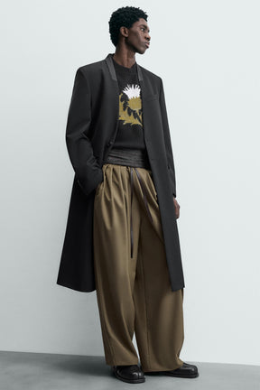 STRIPED JACQUARD FROCK COAT - LIMITED EDITION - Image 6