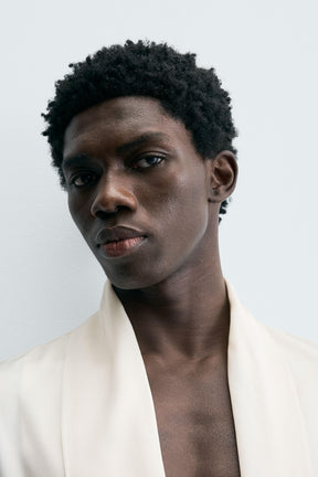 Bluse mit Wasserfallausschnitt