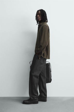 RELAXED FIT CHECK SHIRT - Image 4