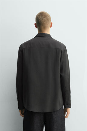 FLOWING SHIRT WITH POCKET - Image 3