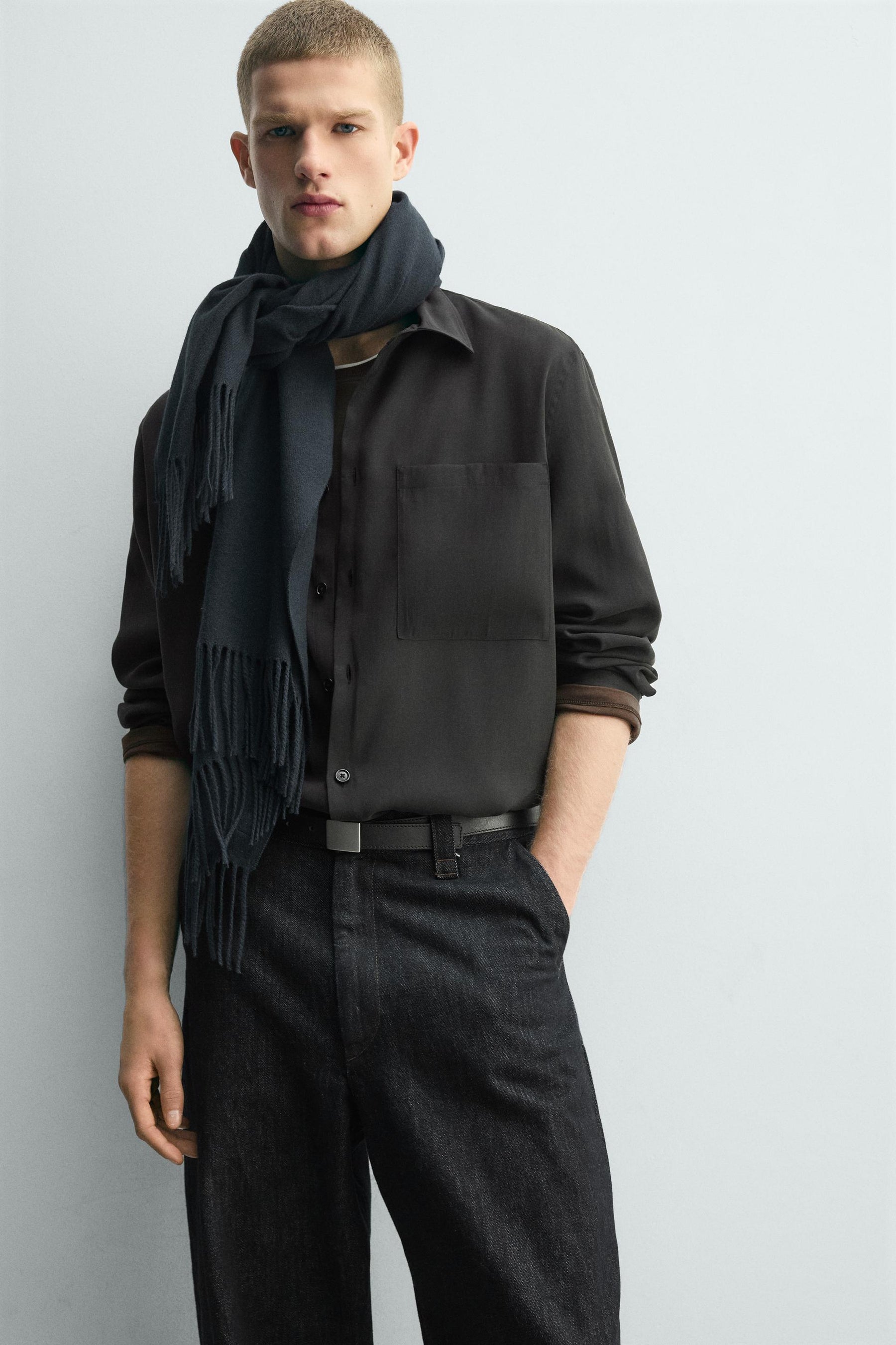 FLOWING SHIRT WITH POCKET - Image 5