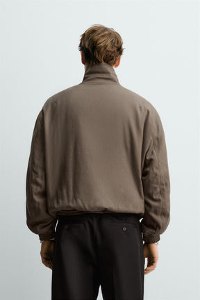 QUILTED 100% WOOL JACKET AARON LEVINE X - Image 3